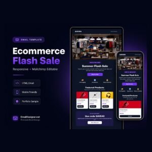 Ecommerce Flash Sale Email Template